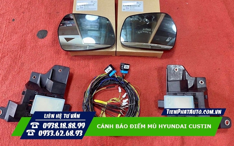 Tiến Phát Auto chuyên lắp cảnh báo điểm mù cho xe Hyundai Custin