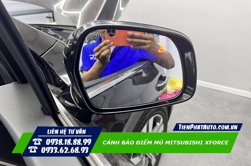 Cảnh báo điểm mù trên gương cho Mitsubishi Xforce hỗ trợ lái xe an toàn