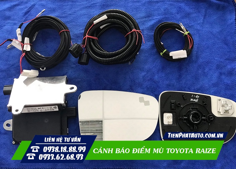 Gắn cảnh báo điểm mù cho xe Toyota Raize giúp mang lại nhiều sự tiện lợi
