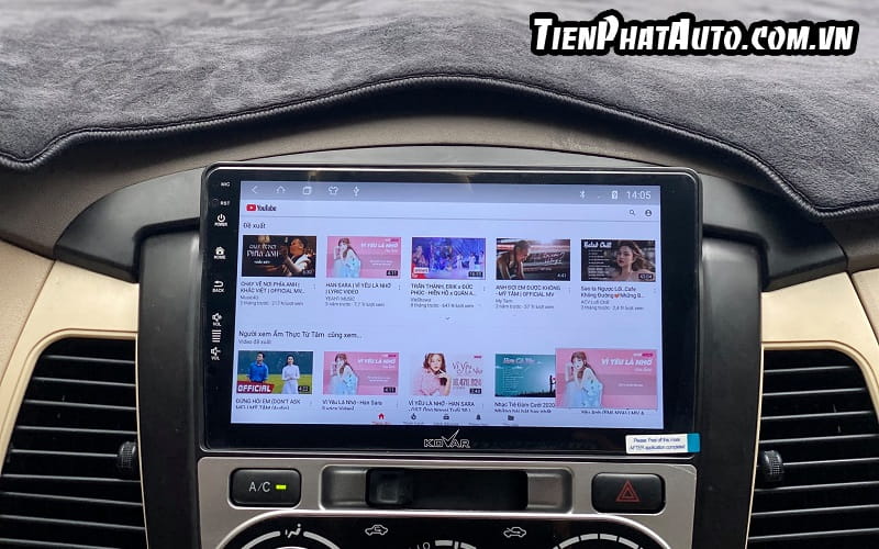 Bạn có thể thoải mái trải nghiệm tính năng giải trí trên xe của mình