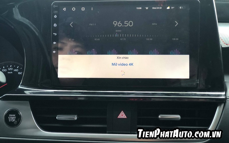 Màn hình Android tích hợp hệ thống ra lệnh giọng nói thông minh