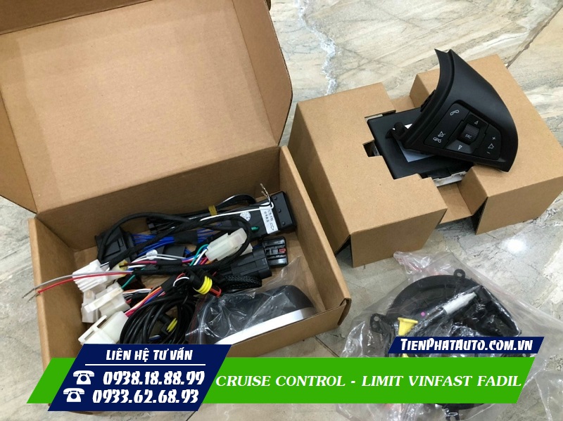 Trọn bộ lắp đặt tính năng Cruise Control và Limit Speed Vinfast Fadil