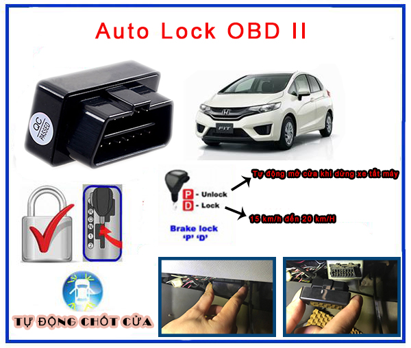 lap gap tu dong  lock cua cho honda city