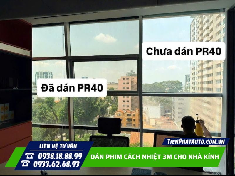 Dán phim cách nhiệt 3M chống nóng, giảm tải cho điều hòa Dán phim cách nhiệt 3M chống nóng, giảm tải cho điều hòa