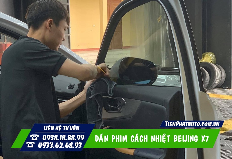 Dán phim cách nhiệt cho xe Beijing X7 giúp mang lại nhiều sự tiện lợi