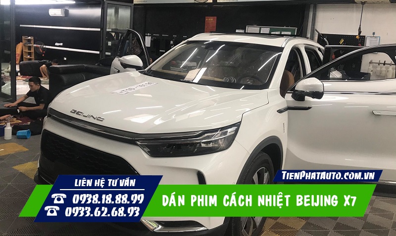 Dán phim cách nhiệt Beijing X7 là phụ kiện cần thiết không thể thiếu