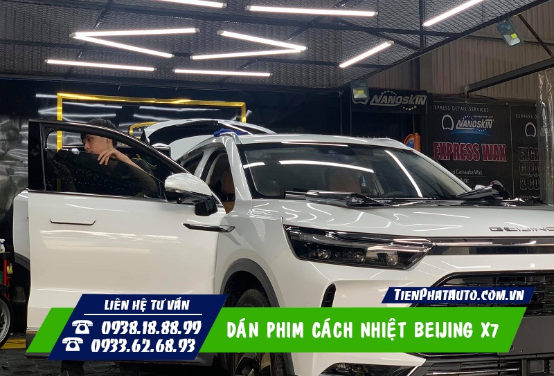 Dán phim cách nhiệt cho xe Beijing X7 giúp chống nóng hiệu quả