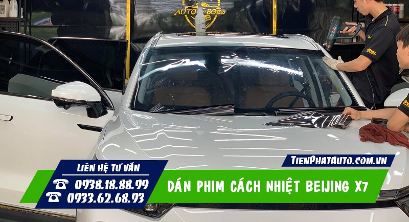 Tiến Phát Auto chuyên dán phim cách nhiệt Beijing x7 tại TPHCM