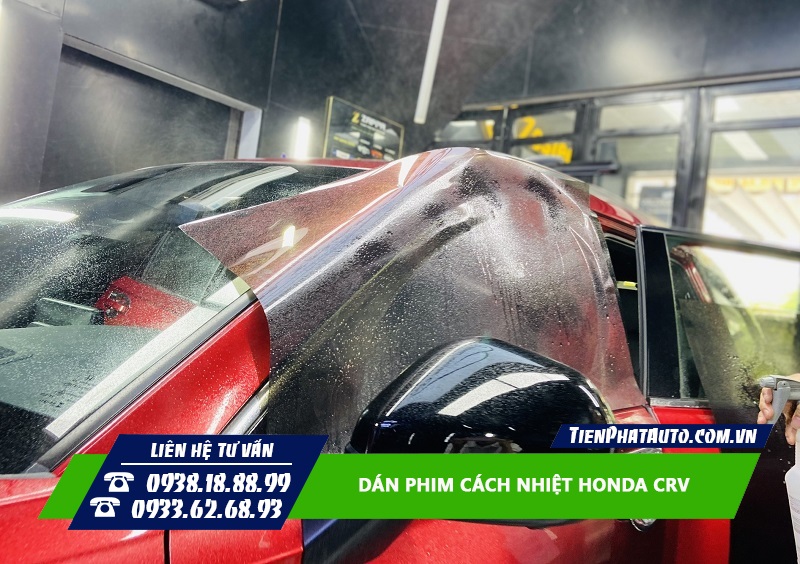 Dán phim cách nhiệt cho Honda CRV giúp chống nóng hiệu quả