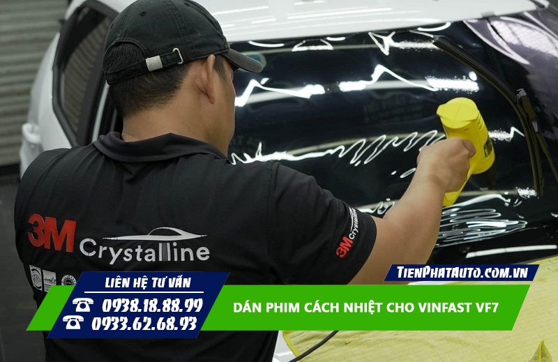 Dán phim cách nhiệt Vinfast VF7 mang lại nhiều sự tiện lợi