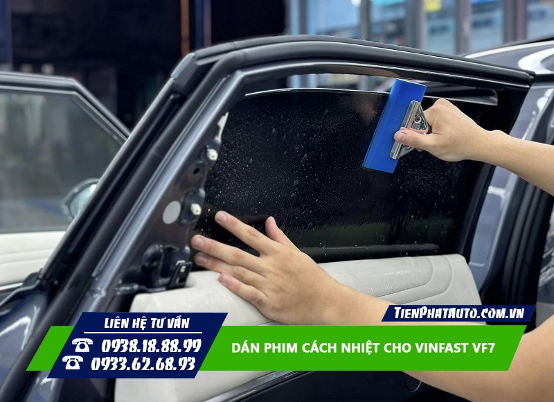 Dán phim cách nhiệt cho Vinfast VF7 giúp chống nóng hiệu quả