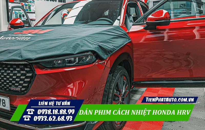 Dán phim cách nhiệt cho Honda HRV 2023 là phụ kiện cần thiết không thể thiếu
