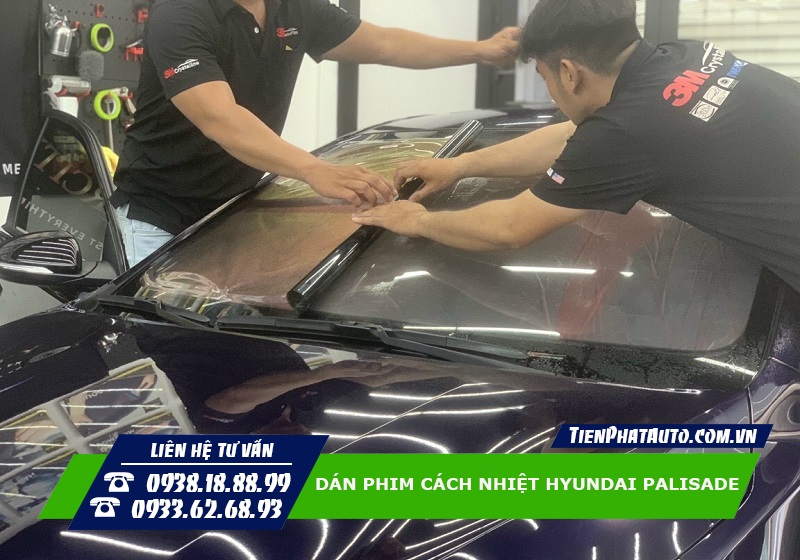 Dán phim cách nhiệt Hyundai Palisade là trang bị cần thiết không nên bỏ qua