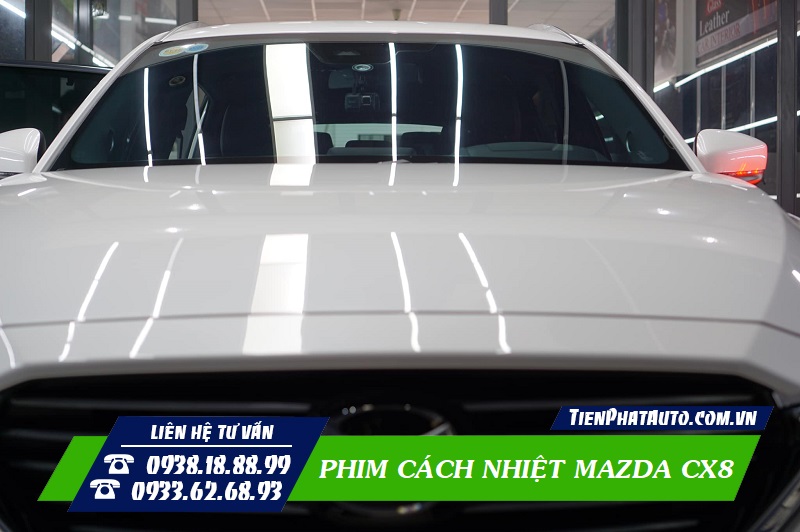 Dán phim cách nhiệt cho xe Mazda CX8 giúp chống nóng hiệu quả