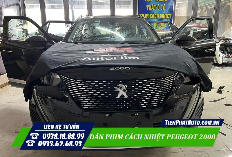 Tiến Phát Auto chuyên dán phim cách nhiệt cho xe Peugeot 2008