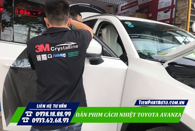 Tiến Phát Auto chuyên dán phim cách nhiệt Toyota Avanza chính hãng tại TPHCM