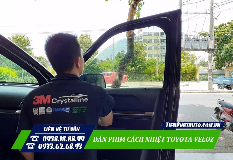 Dán phim cách nhiệt Toyota Veloz giúp bảo vệ nội thất được tốt hơn
