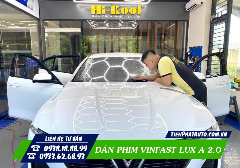 Tiến Phát Auto chuyên dán phim cách nhiệt Vinfast Lux A 2.0 tại TPHCM