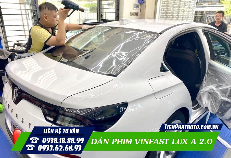 Dán phim Vinfast Lux A 2.0 giúp chống nhiệt vô cùng hiệu quả
