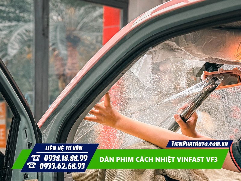 Dán phim cách nhiệt cho xe Vinfast VF3 là lựa chọn không thể bỏ qua
