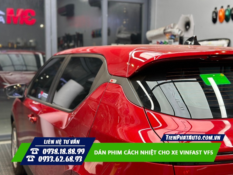Tiến Phát Auto chuyên dán phim cách nhiệt cho Vinfast VF5