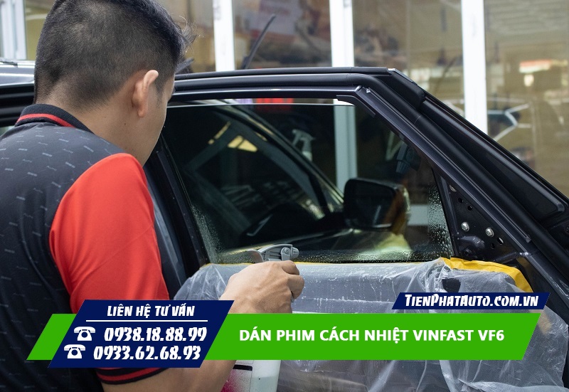Tiến Phát Auto chuyên dán phim cách nhiệt cho xe Vinfast VF6
