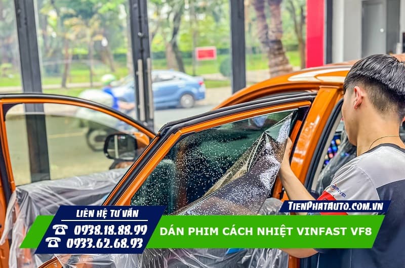 Tiến Phát Auto chuyên dán phim cách nhiệt cho xe Vinfast VF8