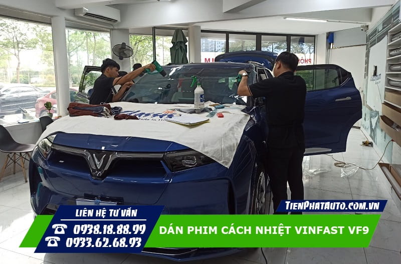 Cùng tham khảo nên dán phim cách nhiệt Vinfast VF9 loại nào tốt nhé