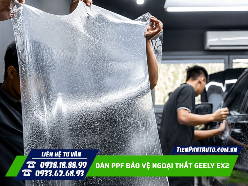 dán ppf cho geely ex2 hạn chế vết xước dán ppf cho geely ex2 hạn chế vết xước