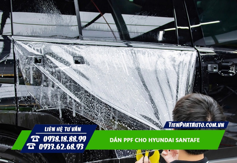 Dán PPF cho Hyundai Santafe 2024 - 2025 giải pháp chống xước hiệu quả