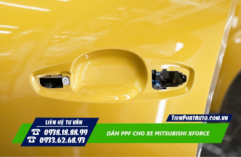 Dán PPF cho Xforce được thi công dán ghép mí hạn chế bong tróc