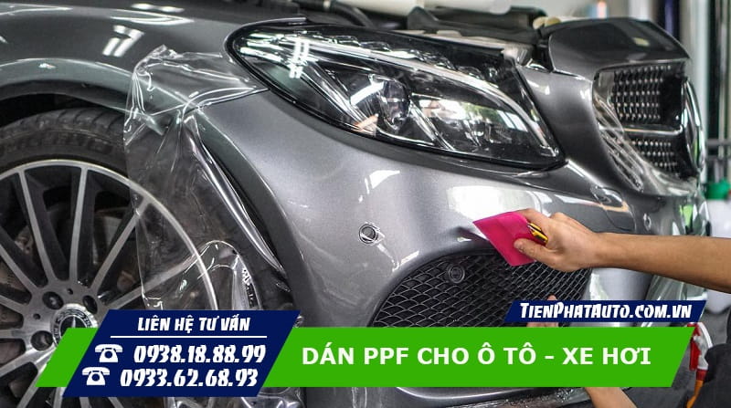 Dán PPF ô tô xe hơi tại Tiến Phát Auto được bảo hành 5 năm