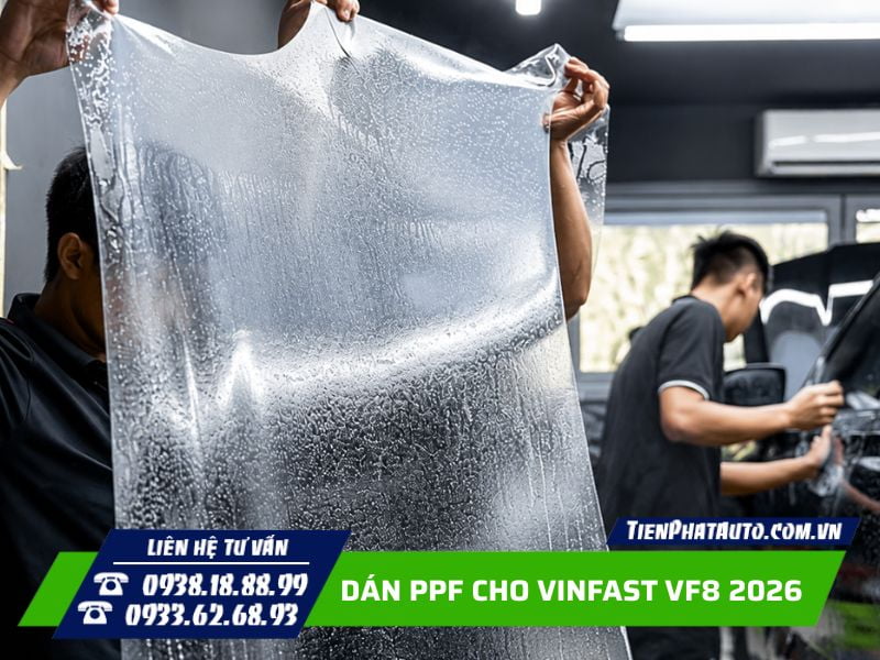 Dán PPF chất lượng cho Vinfast VF8 2026 Dán PPF chất lượng cho Vinfast VF8 2026