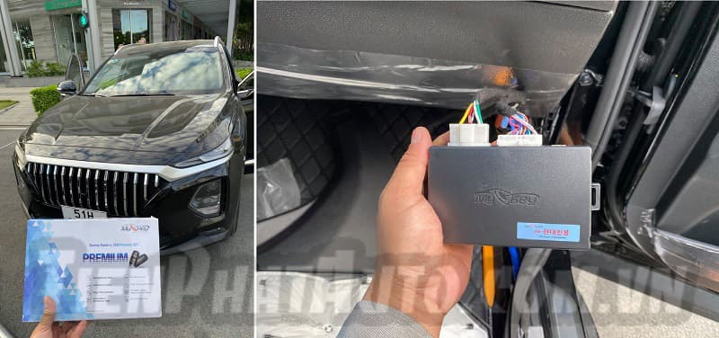 Đề nổ từ xa cho ô tô được lắp đặt cắm giắc 100%