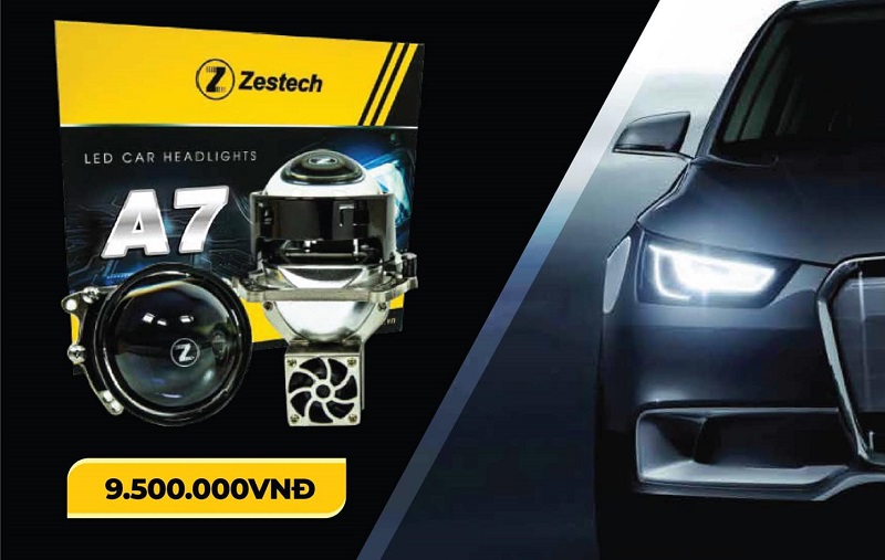 Bảng giá sản phẩm đèn bi LED Zestech A7 chính hãng