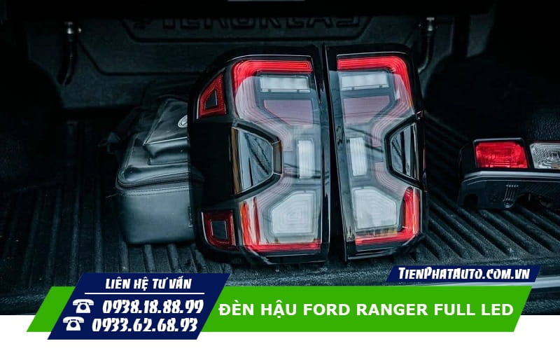 Đèn hậu Ford Ranger 2023 thiết kế theo xe, tháo lắp dễ dàng
