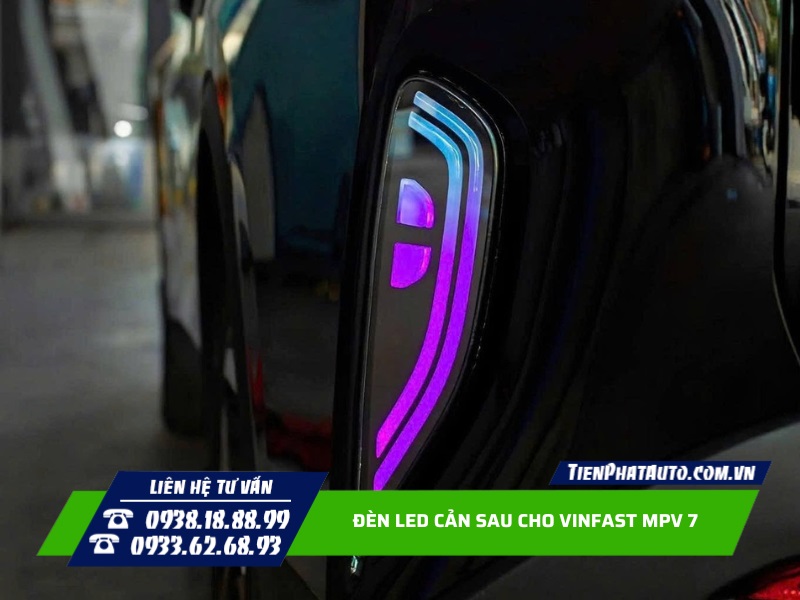 Đèn cản sau MPV 7 tích hợp đủ chức năng xi nhan, lùi, phanh và demi Đèn cản sau MPV 7 tích hợp đủ chức năng xi nhan, lùi, phanh và demi