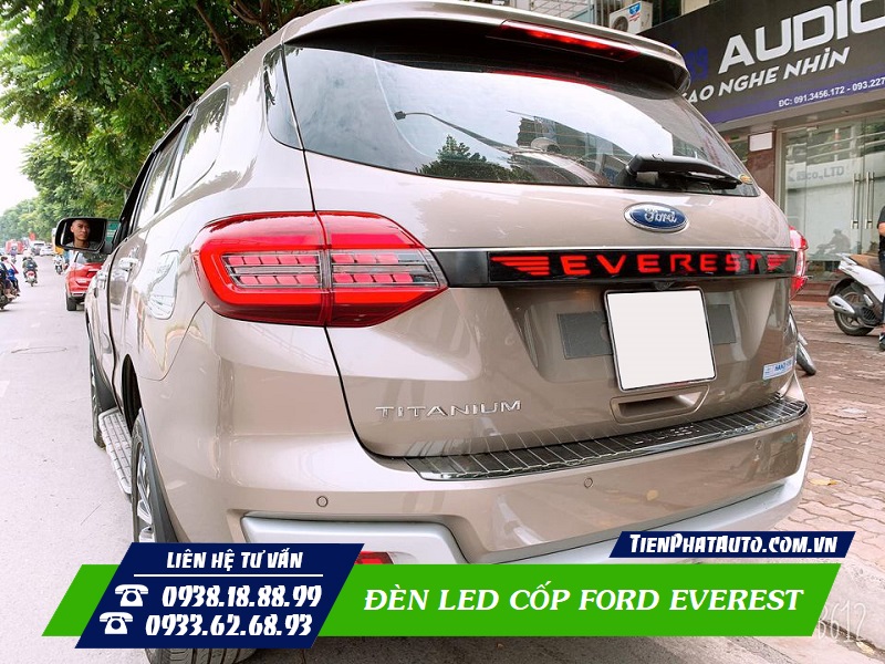 Phần đuôi xe cá tính và nổi bật hơn khi nâng cấp đèn LED cốp