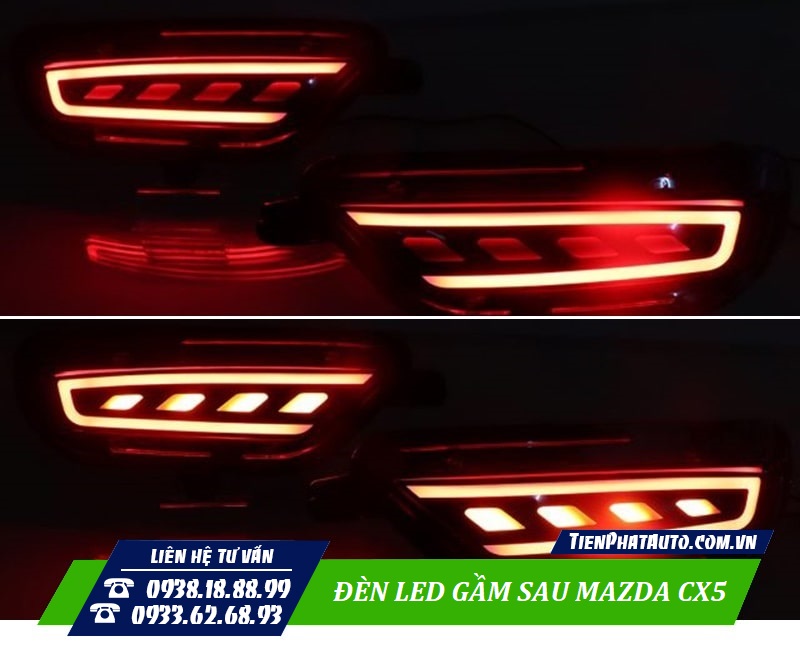 Đèn có 2 chế độ sáng gồm demi và tín hiệu xi nhan