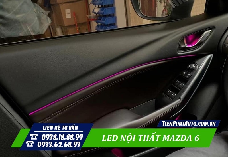 Viền LED nội thất mỏng, lắp đặt thẩm mỹ không bị lồi