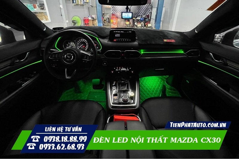 LED nội thất giúp làm tăng sự nổi bật và sang trọng nội thất xe