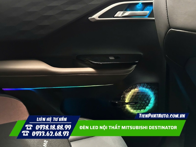 LED nội thất cho Destinator giúp tăng tính thẩm mỹ nội thất xe