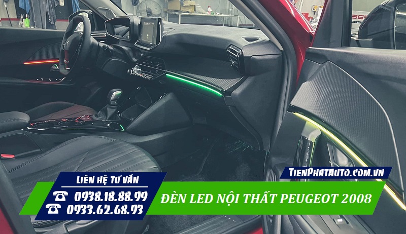 Viền LED nội thất thiết kế thẩm mỹ với màu sắc đa dạng