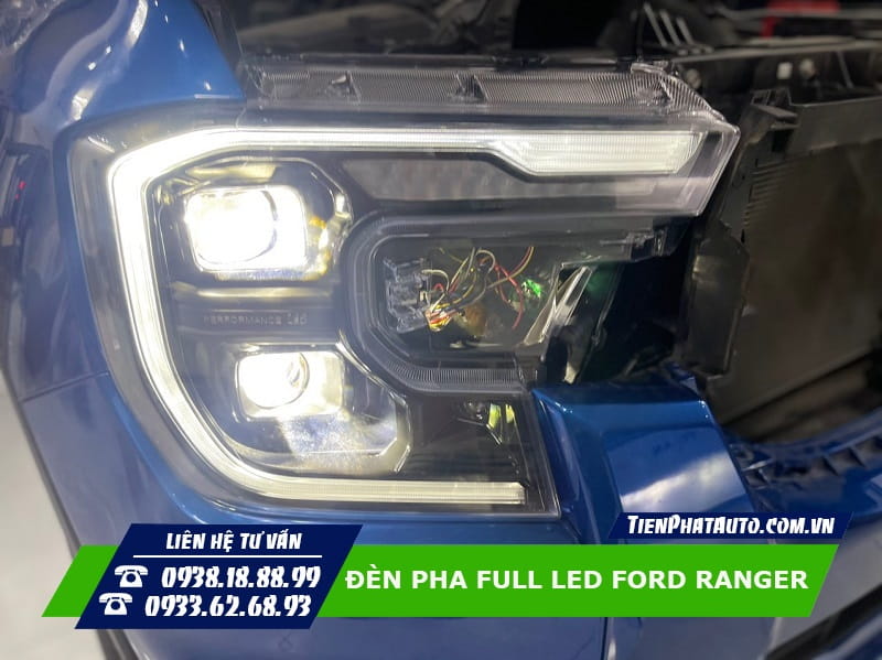 Cụm đèn pha Full LED nâng cấp được cho các phiên bản XL, XLS, XLT