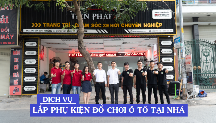 Tiến Phát Auto triển khai dịch vụ lắp phụ kiện đồ chơi ô tô tại nhà