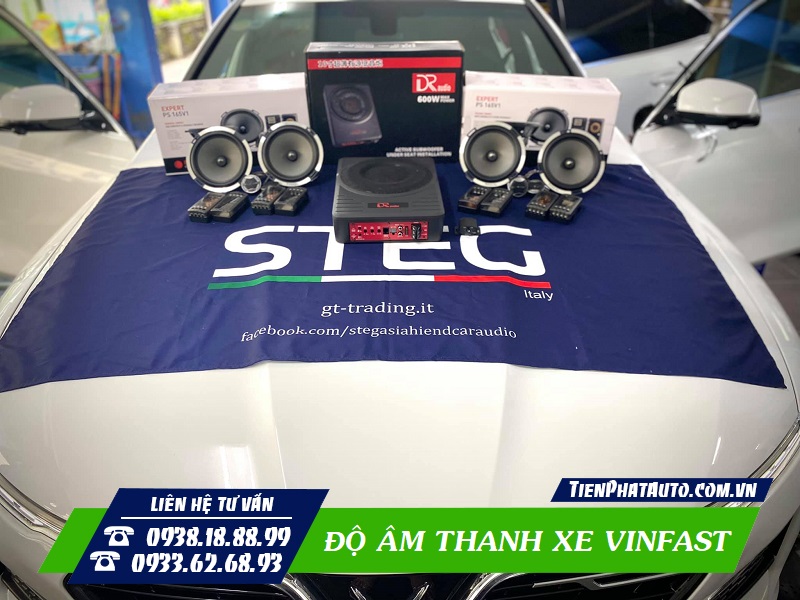 Tiến Phát Auto chuyên độ âm thanh Vinfast Lux A - SA - Fadil