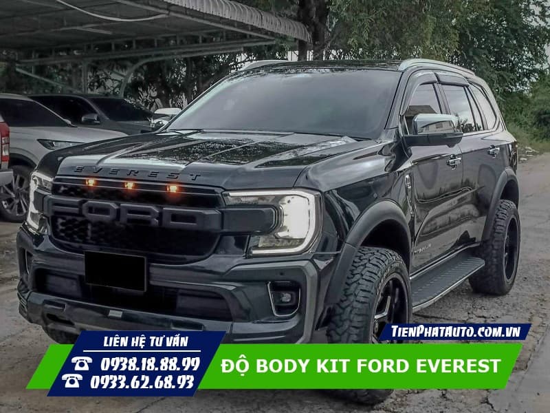 Độ body Kit cho xe Ford Everest 2022 - 2023 thêm hầm hố và mạnh mẽ hơn