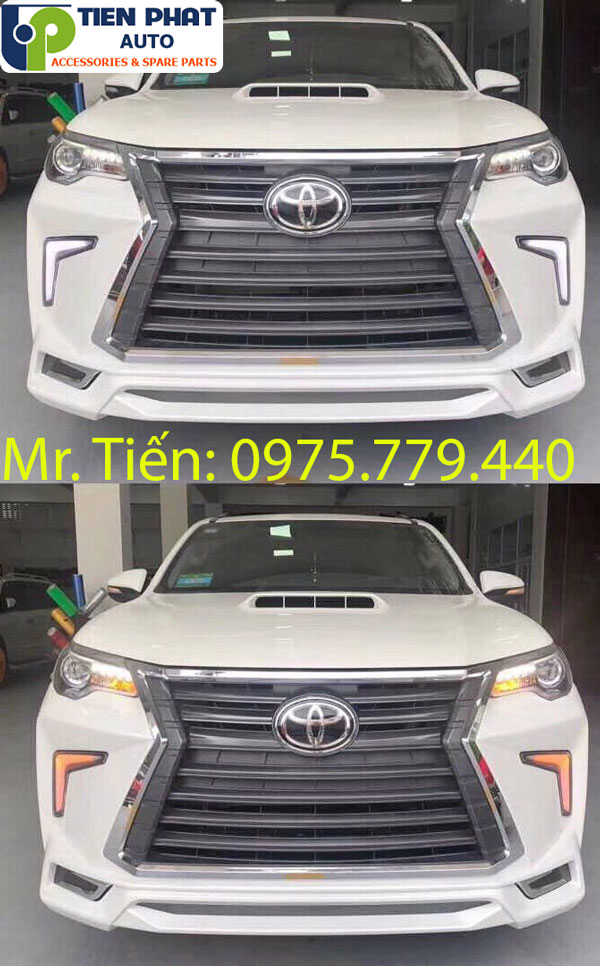 Độ body kit kiểu lexus cho fortuner 2018 - 2019