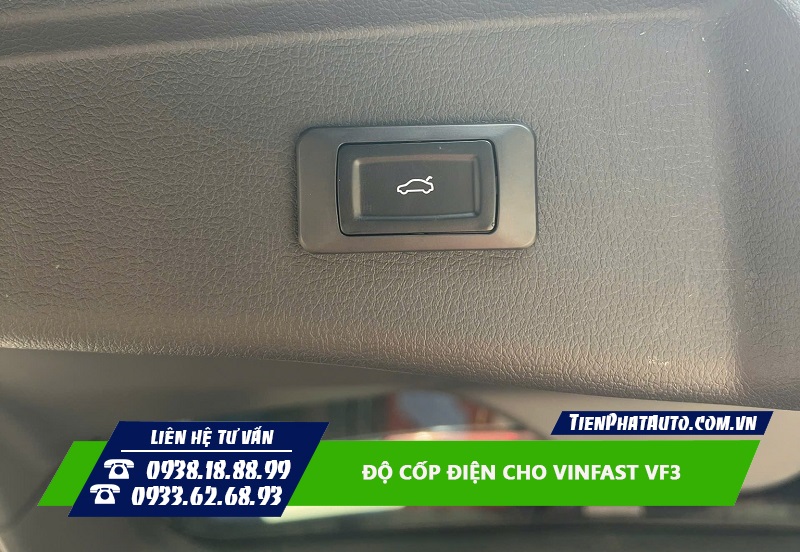 Độ cốp điện cho Vinfast VF3 là trang bị tiện lợi không nên bỏ qua