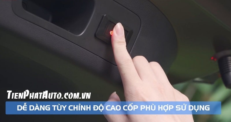 Cốp điện Ford Territory có thể tùy chỉnh được độ cao thấp tùy ý